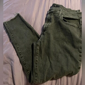 Joes Jeans Vintage Black Raw Hem Straight Leg Denim Jeans 38 Basic Comfy Casual